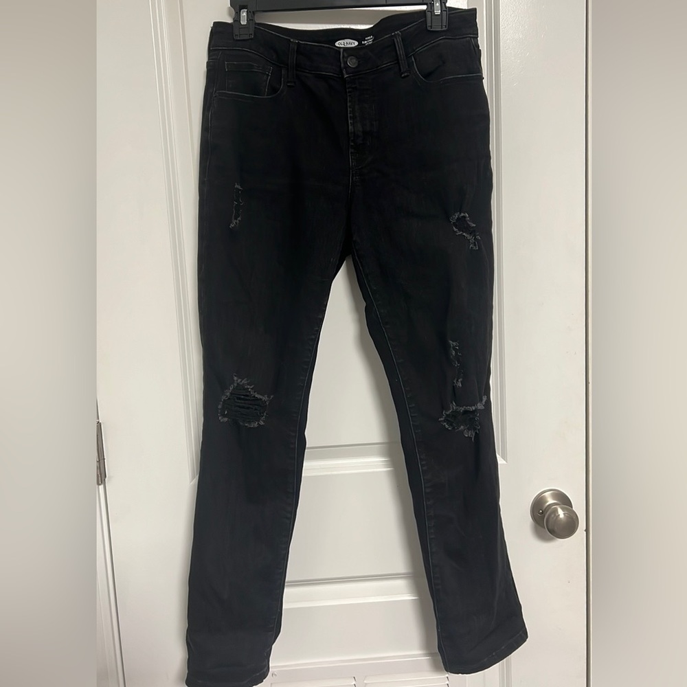 Black Ripped Jeans!